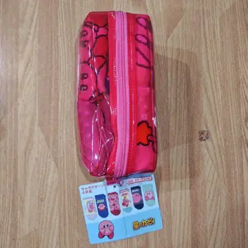 별의 커비 미사용 파우치 포함 양말 6족 세트 1 닌텐도 핑크