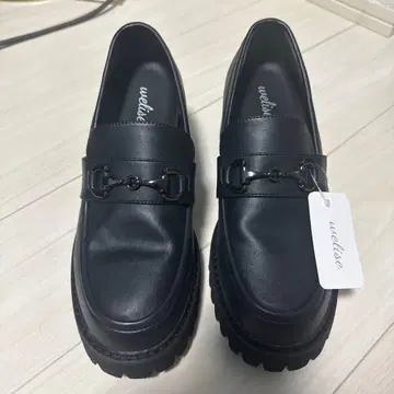 welise 블랙 로퍼 +7cm