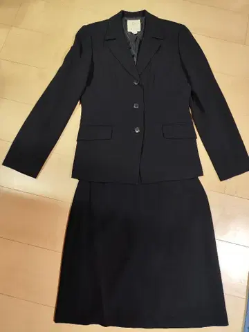 쿠미쿄쿠 온워드 카시야마 포멀 비즈니스 블랙 정장 세트 3