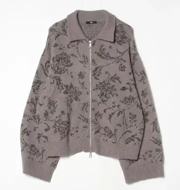 HARE 라메 모티브 숏 셔츠 니트