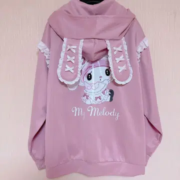 달밤의 멜로쿠로 빅 후드티 블루종 아베일