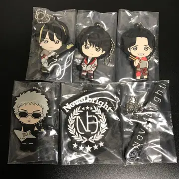 Novelbright 캡슐 러버 마스코트 6개 세트