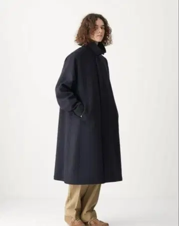 CITEN (시텐) 울 발라칼라 코트 M 네이비