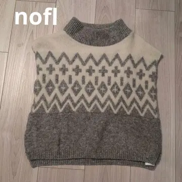 기하학 패턴 하이넥 니트 넥워머, 프리 사이즈