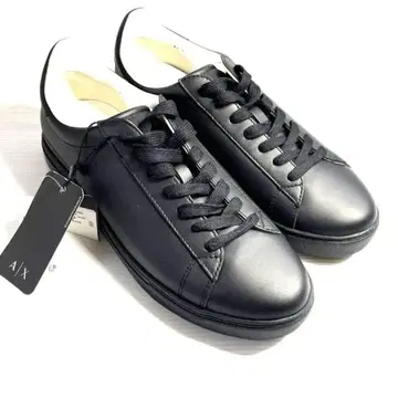 미사용 아르마니 익스체인지 가죽 스니커즈 사이즈 43