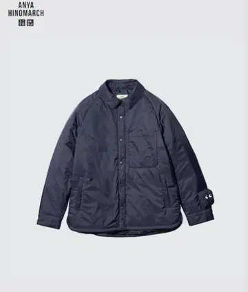 UNIQLO 아냐 힌드마치 퍼프 테크 셔츠 자켓 XS