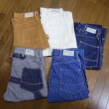 프리휠러스 워크 팬츠 5종 세트 컬러 전개