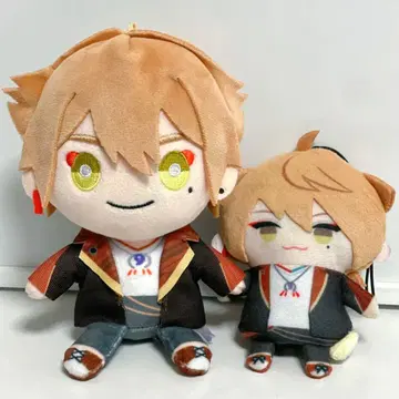 니지산지 후시미 가쿠 봉제 인형 니지누이 니지파펫 2점 세트