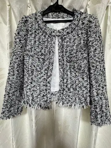 Itelle 여성용 자켓 34 트위드 자켓 트위드 34