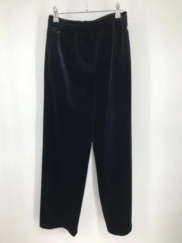 캬바쿠라 팬츠 프리 벨로아 블랙