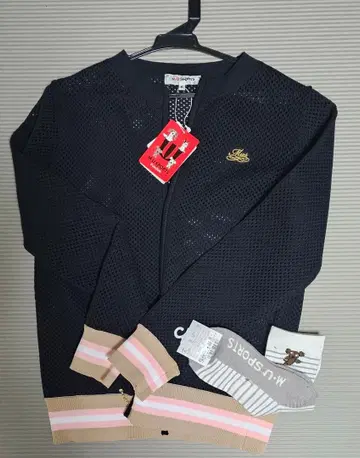 MU 스포츠 가디건 블랙