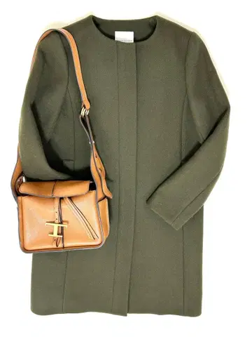 매킨토시 철학 올리브 노카라 코트