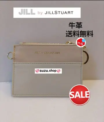 JILL by JILLSTUART 소가죽 패스 케이스 바이컬러