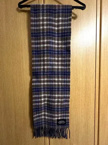 나노 유니버스 캐시미어 브랜드 체크 머플러