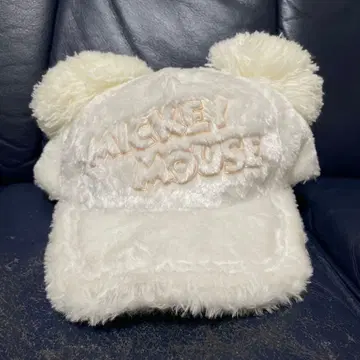 디즈니 미키마우스 캡 화이트