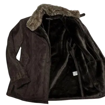 Royal Harex 페이크 무스탕 보아 자켓 브라운 남성용 L