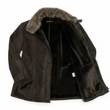 Royal Harex 페이크 무스탕 보아 자켓 브라운 남성용 L