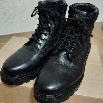 [ 양품 ] 스테파노 로시 사이드 지퍼 부츠 27.5cm 블랙