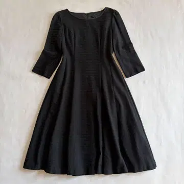 새상품급 투비시크 원피스 보더 롱 A라인 네이비 40