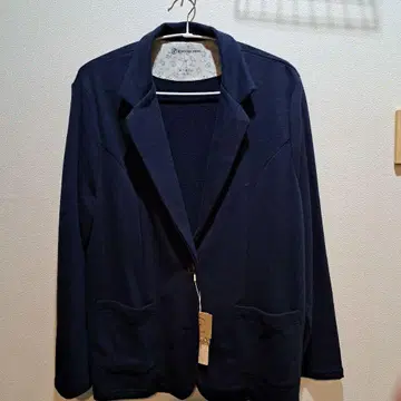 큰 사이즈 면 네이비 자켓 4L(B)