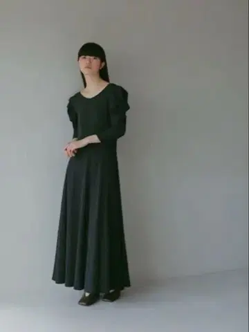 CASA FLINE 백 카슈쿨 티셔츠 드레스 NAVY