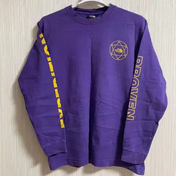 THE NORTH FACE 퍼플 긴팔 티셔츠 S