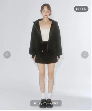 랄라나/라메코코 숏 스웨트 팬츠