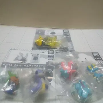 포켓몬 가챠가챠 모음 6개 세트 피카츄 미니 용 악어 등