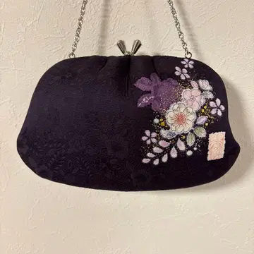 새상품 기모노 잡화 백 실크