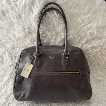 Dakota 보스턴 백 가죽 브라운