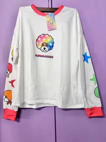 ACDCRAG 산엑스 콜라보 아프로견 롱T