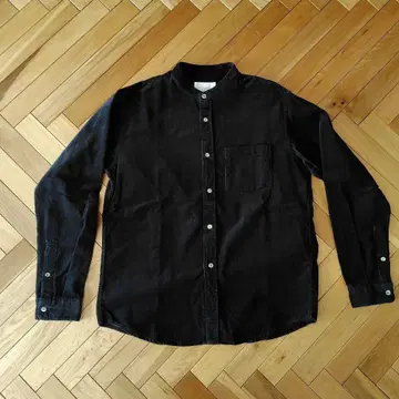 URBAN RESEARCH DOORS 코듀로이 밴드 카라 셔츠