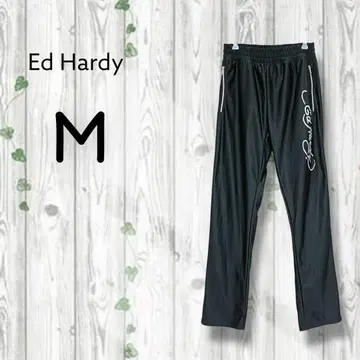 에드하디 스웨트 팬츠 허리밴딩 프린트 로고 포켓 속기모