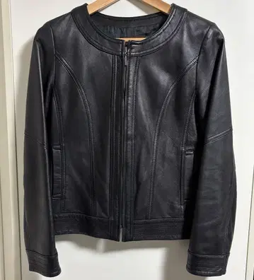 천연 가죽 가죽 자켓 블랙 삼양상회 워크