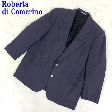 로베르타 디 카메리노 테일러드 자켓 네이비 컬러 울 100% C2588