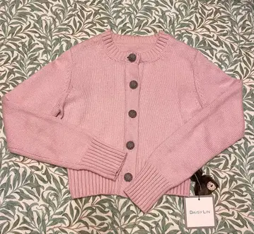 DAISY LIN 핑크 가디건 38 엔젤헤어코튼 데이지