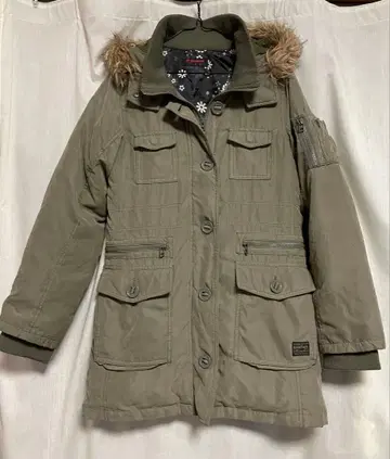 kissmark 키스마크 모즈 코트 다운 자켓 후드 부착