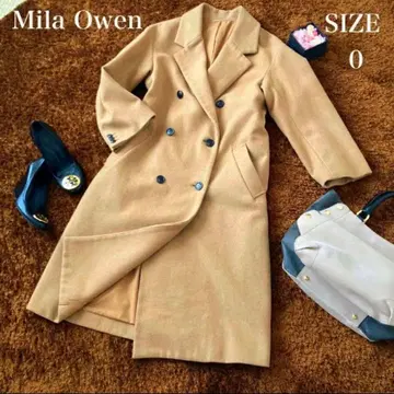 새상품급 Mila Owen 체스터 코트 브라운 사이즈 0