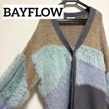 BAYFLOW 베이플로우 뉴앙스 패턴 가디건 FREE SIZE