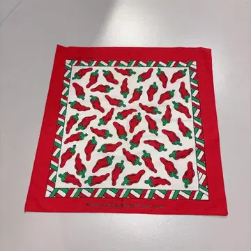 80s 빈티지 반다나 고추