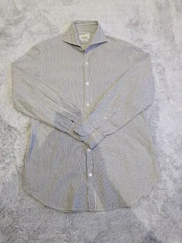 Giannetto 슬림핏 스트라이프 셔츠