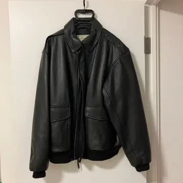 90s 엘엘빈 A-2 가죽 자켓