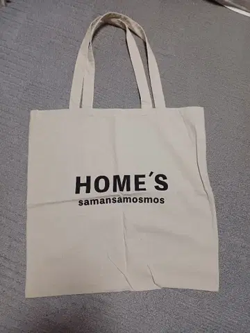 사만사 모스모스 HOME'S 로고 토트백