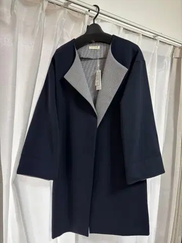 Loungedress 노카라 코트 네이비