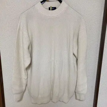[ 컨디션 최상 ] SHIPS 아이보리 리브 니트 스웨터