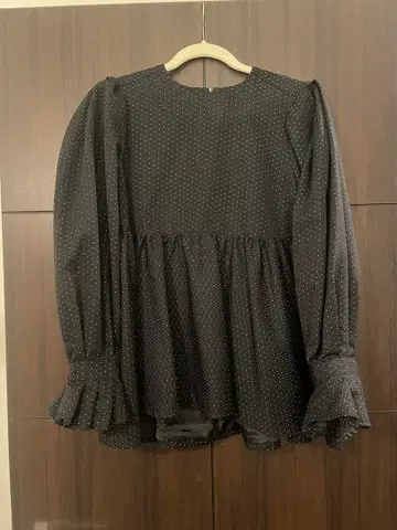 BLANC 블랑 블라우스 블랙