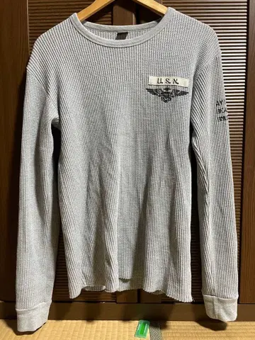 [ AVIREX ] 와플론T 서멀 긴팔