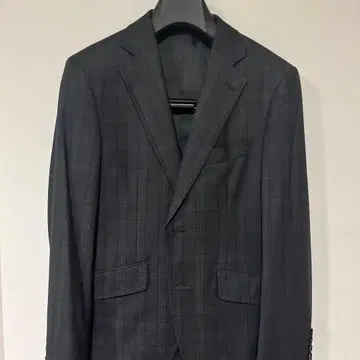 Aoki Tokyo 체크 무늬 정장 자켓