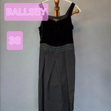 BALLSEY 슬리브리스 원피스 38 블랙