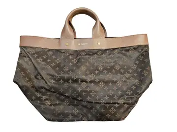 핸드백 다크 브라운 [ 바닥 넓음 ]